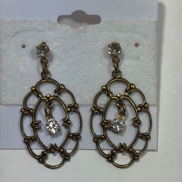 Gold and Silver Fashion Earrings Set - Picture 4 of 5